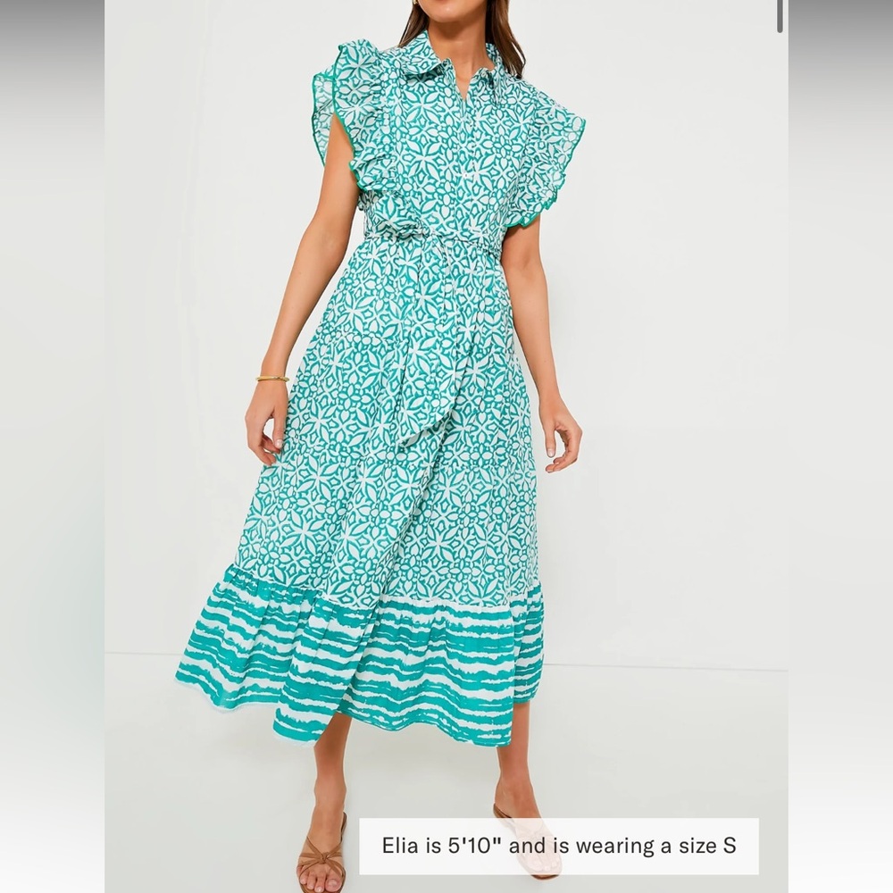 RO'S GARDEN

Green Cordoba Ernestine Maxi Dress